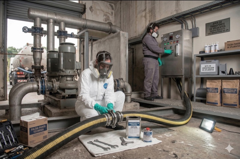 Transporte de efluentes Solution Desentupidora